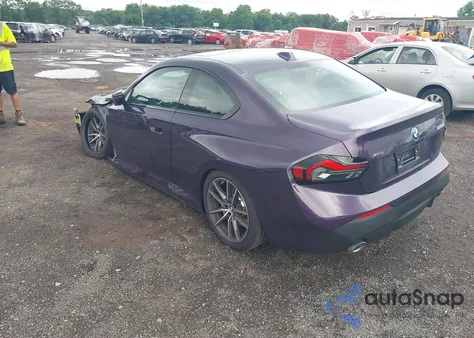 2025 BMW 230 I xDrive z USA, uszkodzony, nr VIN 3MW33CM08S8F32585